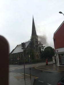 Church Fire In Llanelli