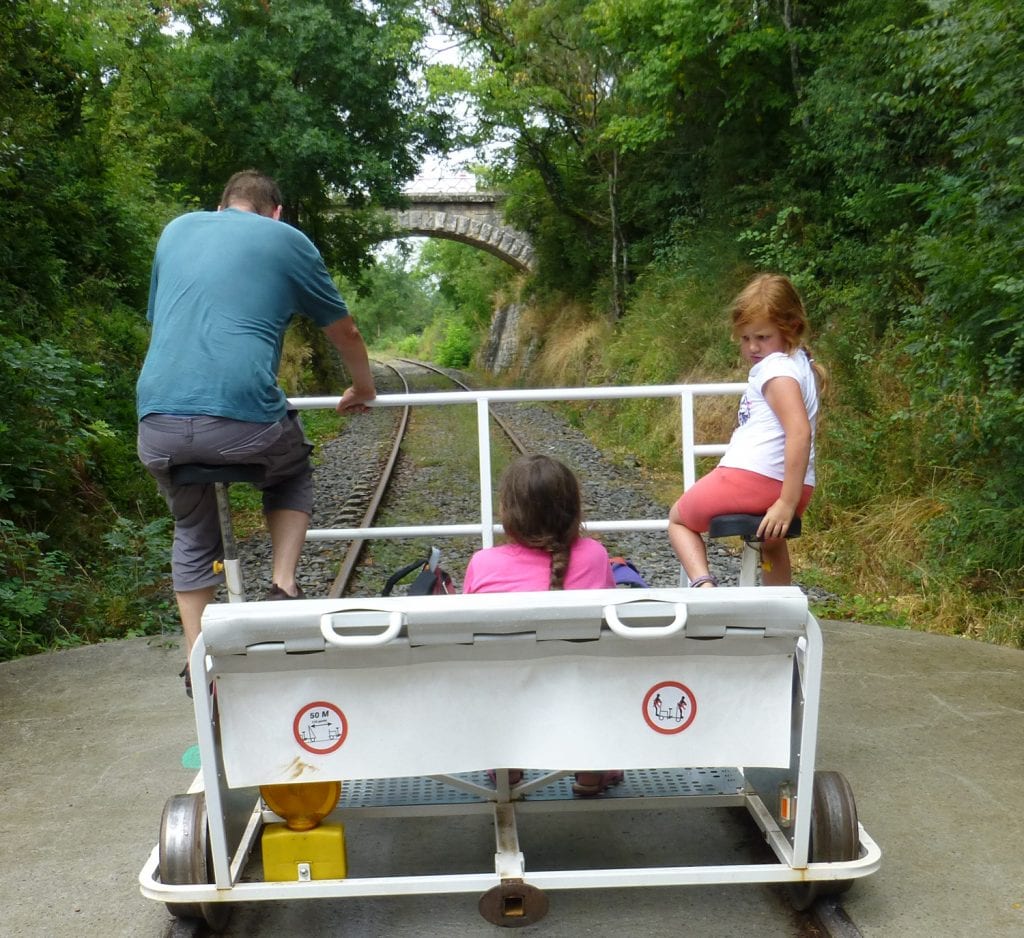 Velorail in operation